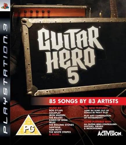 Game | Sony PlayStation PS3 | Guitar Hero 5 Physical Video Games Game Sony