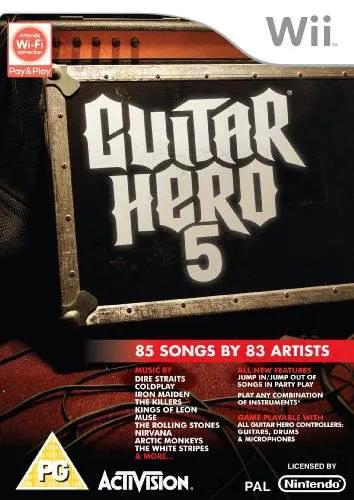 Game | Nintendo Wii | Guitar Hero 5 Physical Video Games Game Nintendo