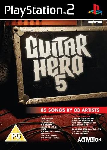 Game | Sony PlayStation PS2 | Guitar Hero 5 Physical Video Games Game Sony