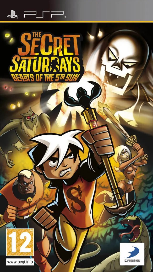 Game | Sony PSP | The Secret Saturdays: Beasts Of The 5th Sun Physical Video Games Game Sony