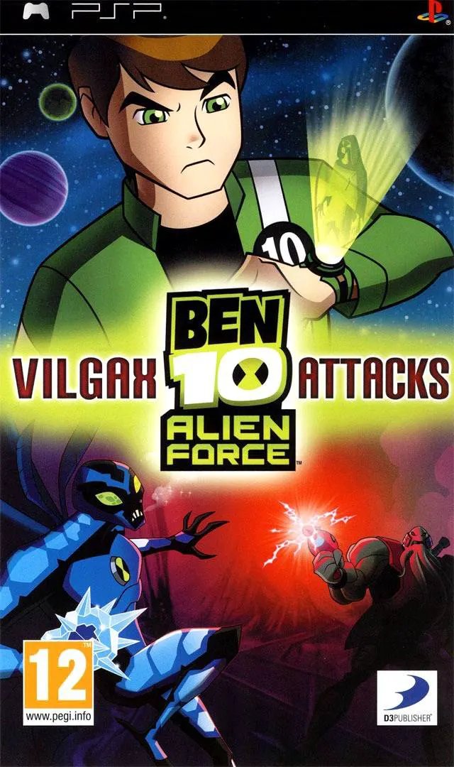 Game | Sony PSP | Ben 10 Alien Force: Vilgax Attacks Physical Video Games Game Sony