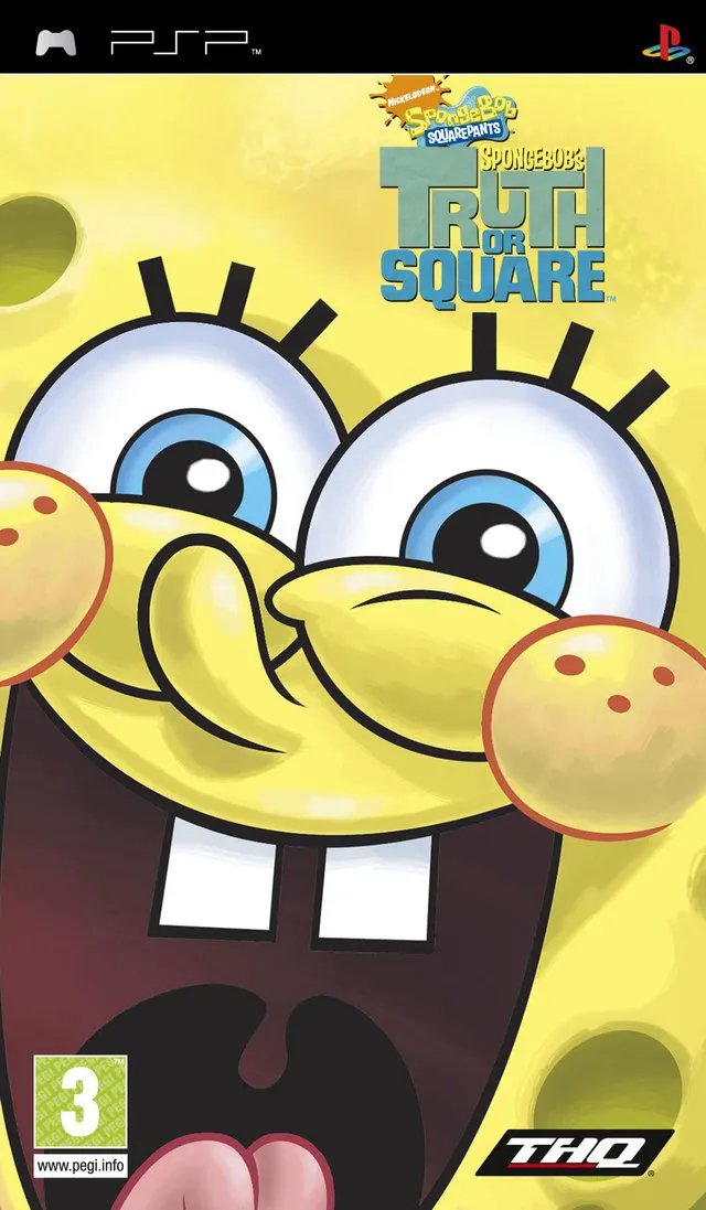 Game | Sony PSP | SpongeBob's Truth Or Square Physical Video Games Game Sony