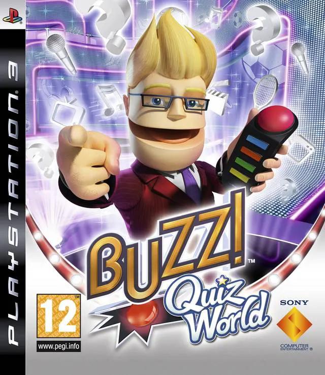 Game | Sony PlayStation PS3 | Buzz!: Quiz World Physical Video Games Game Sony