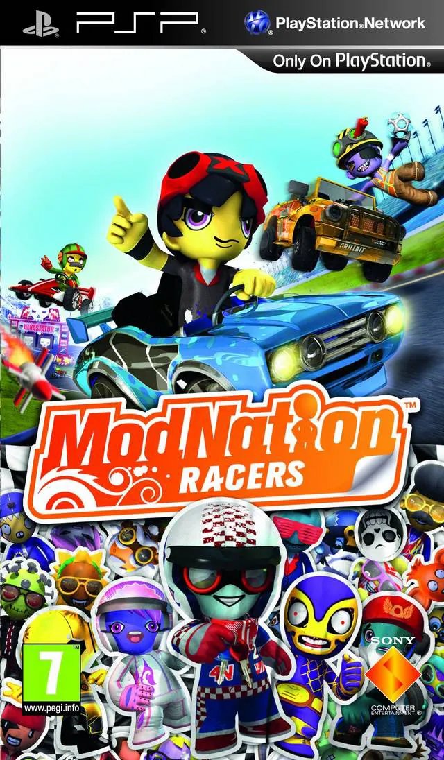 Game | Sony PSP | ModNation Racers Physical Video Games Game Sony