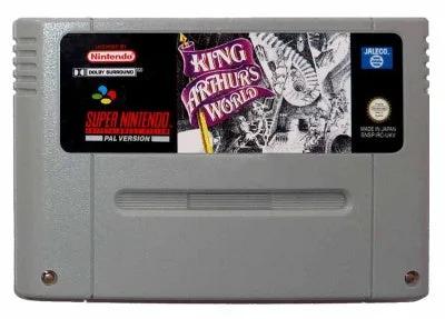 Game | Super Nintendo SNES | King Arthur's World Physical Video Games Game Nintendo
