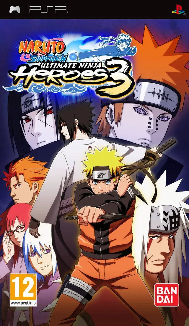 Game | Sony PSP | Naruto Shippuden: Ultimate Ninja Heroes 3 Physical Video Games Game Sony
