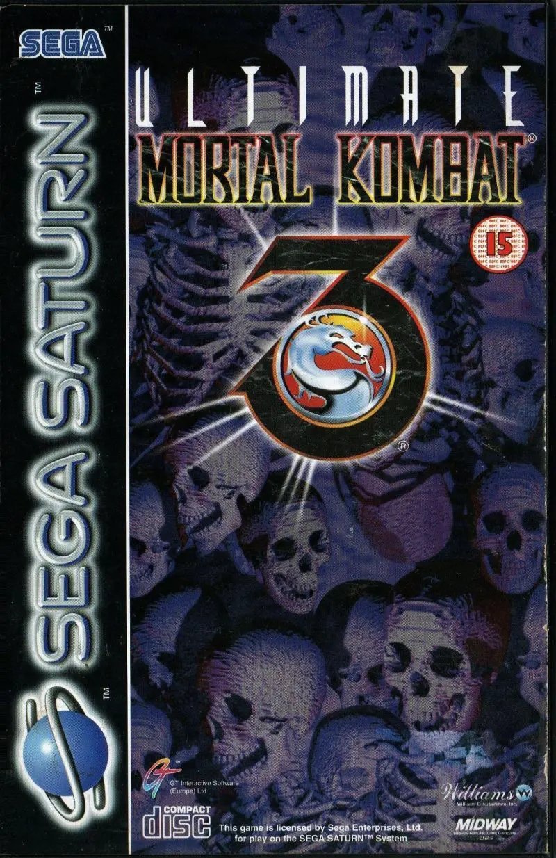 Game | Sega Saturn | Ultimate Mortal Kombat 3 Physical Video Games Game Sega