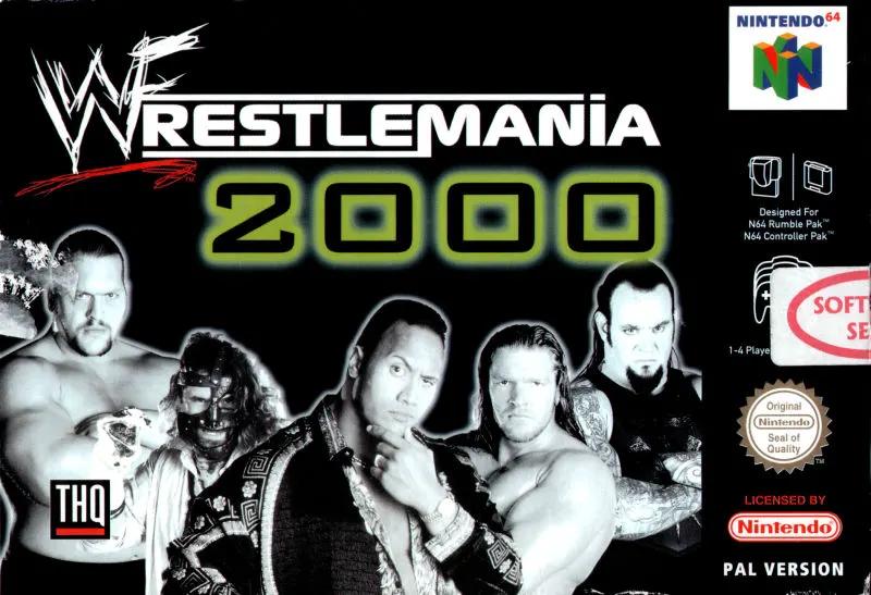 Game | Nintendo N64 | WWF Wrestlemania 2000 Physical Video Games Game Nintendo