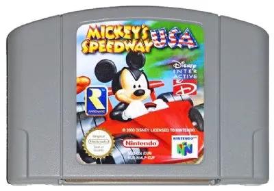 Game | Nintendo N64 | Mickey's Speedway USA Physical Video Games Game Nintendo