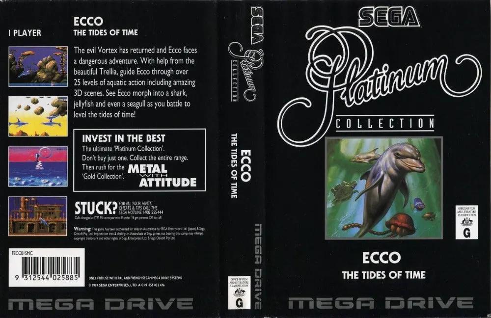 Game | Sega Mega Drive | Ecco: The Tides Of Time (Platinum) Physical Video Games Game Sega