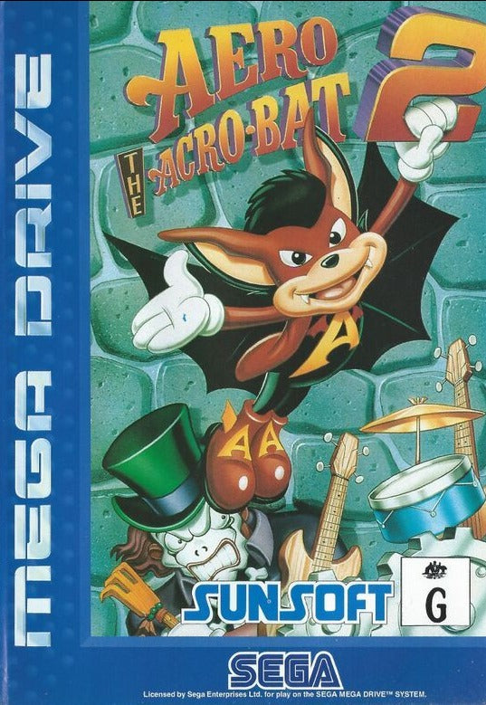 Game | Sega Mega Drive | Aero The Acrobat 2 Sunsoft