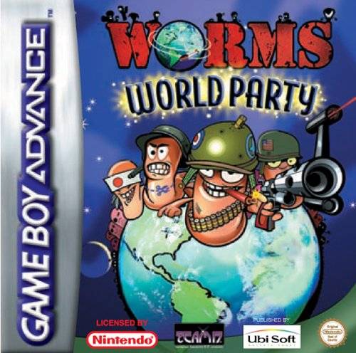 Game | Nintendo Game Boy Advance GBA | Worms World Party