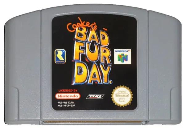 Game | Nintendo N64 | Conker's Bad Fur Day Physical Video Games Game Nintendo