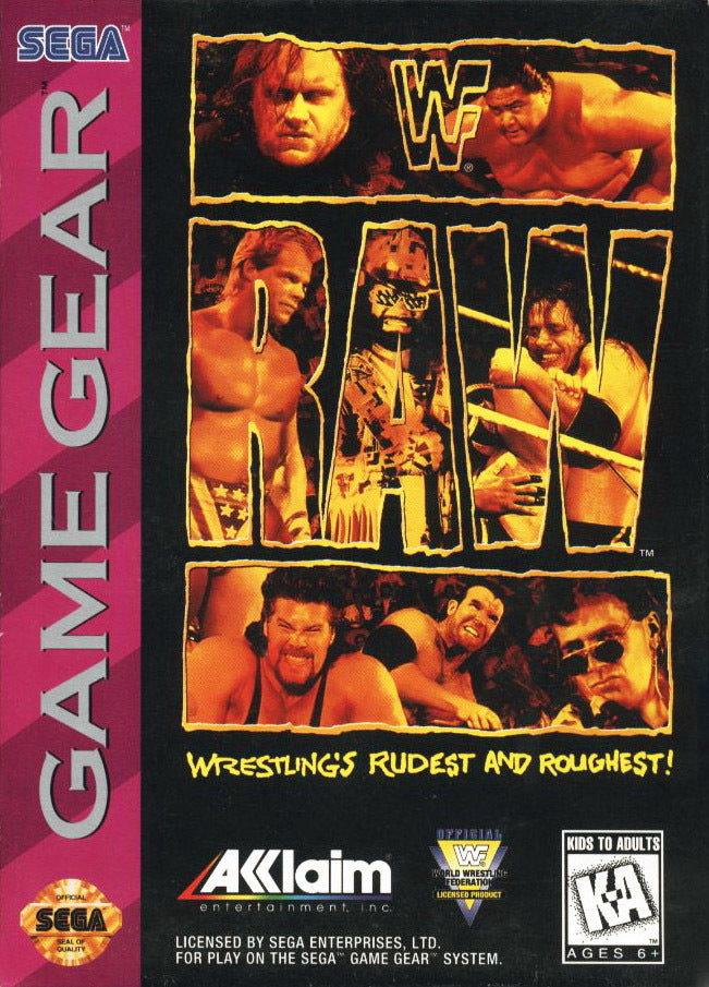 Game | Sega Game Gear | WWF Raw
