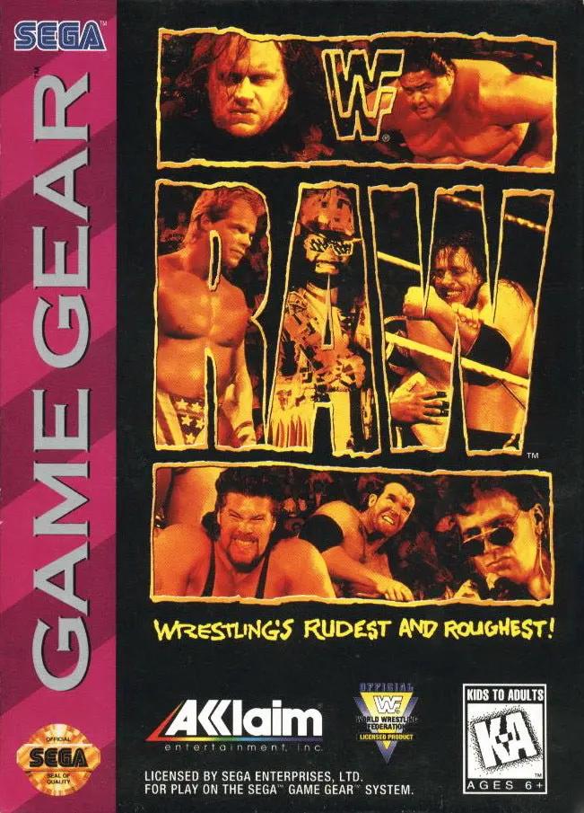 Game | Sega Game Gear | WWF Raw Physical Video Games Game Sega