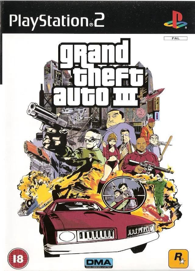 Game | Sony PlayStation PS2 | Grand Theft Auto GTA III Physical Video Games Game Sony