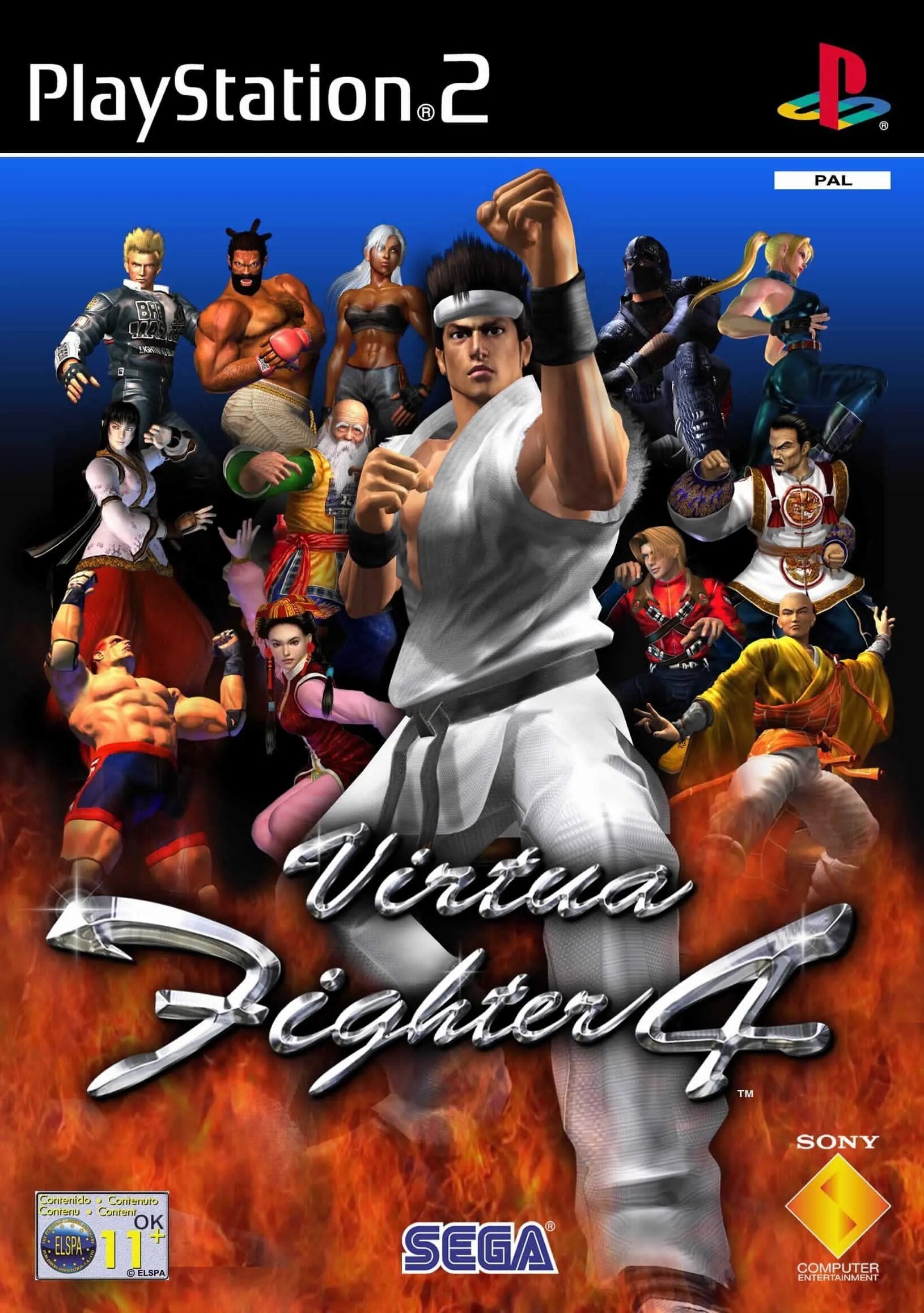 Game | Sony PlayStation PS2 | Virtua Fighter 4 Physical Video Games Game Sony