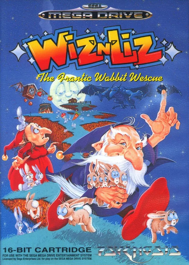 Game | Sega Mega Drive | Wiz'n'Liz Physical Video Games Game Sega