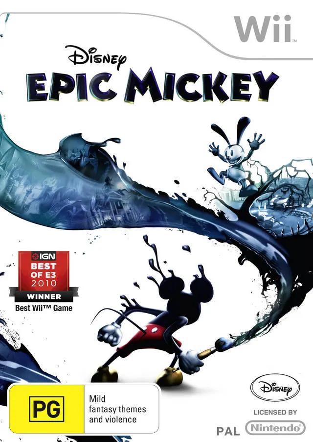 Game | Nintendo Wii | Epic Mickey Physical Video Games Game Nintendo