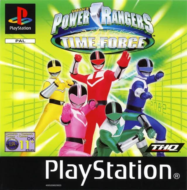 Game | Sony PlayStation PS1 | Power Rangers Time Force Physical Video Games Game Sony