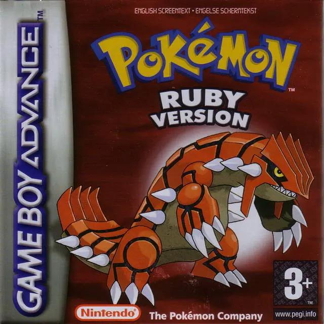Game | Nintendo Game Boy Advance GBA | Pokemon Ruby Physical Video Games Game Nintendo