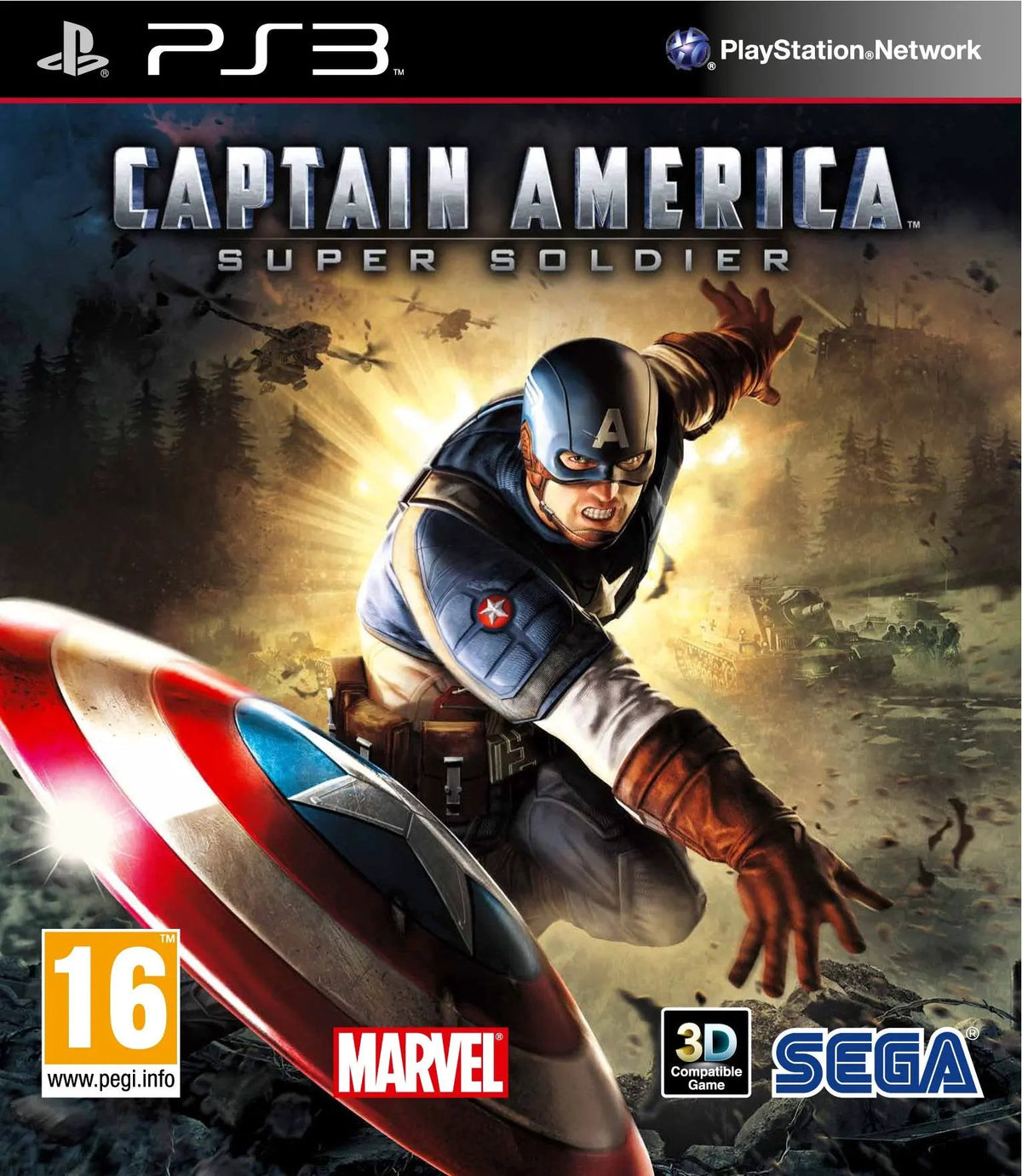 Game | Sony PlayStation PS3 | Captain America: Super Soldier Physical Video Games Game Sony