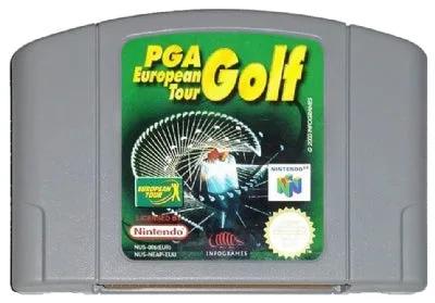 Game | Nintendo N64 | PGA European Tour Physical Video Games Game Nintendo