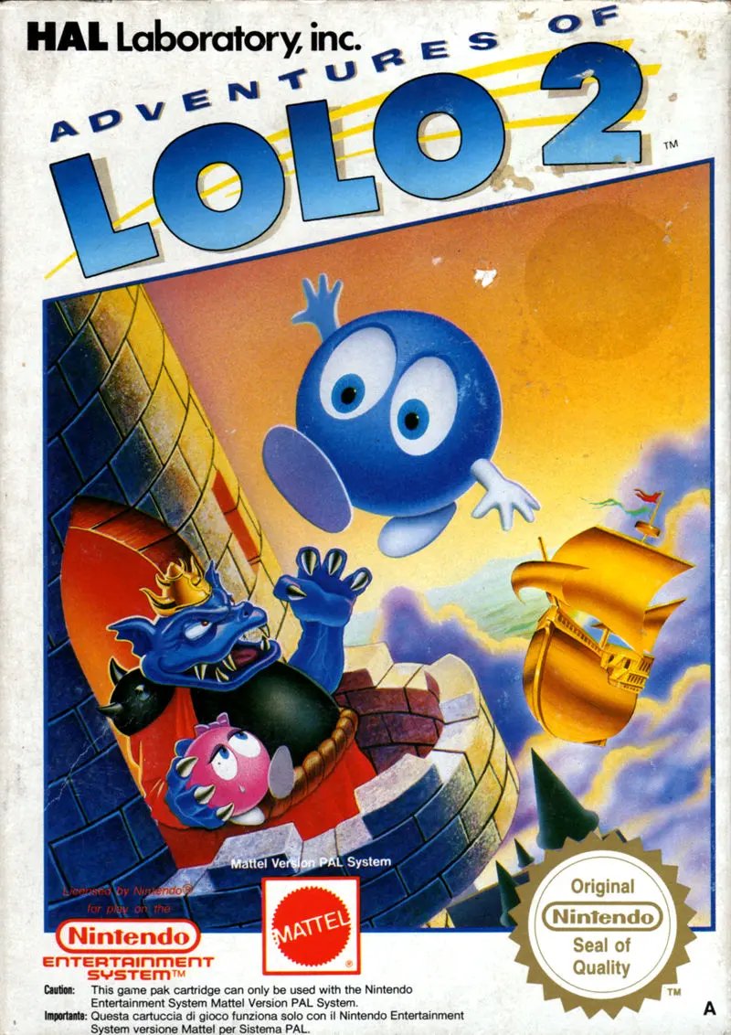 Game | Nintendo NES | Adventures Of Lolo 2 Physical Video Games Game Nintendo