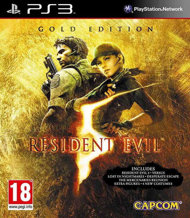 Game | Sony PlayStation PS3 | Resident Evil 5 (Gold Edition) Physical Video Games Game Sony