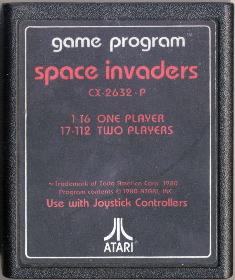 Game | Atari 2600 | Space Invaders (Text Label)