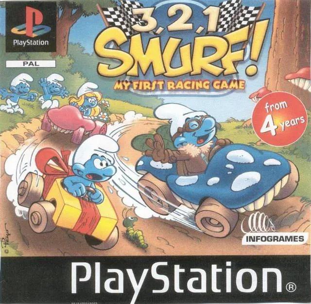 Game | Sony PlayStation PS1 | 3, 2, 1 Smurf Physical Video Games Game Sony