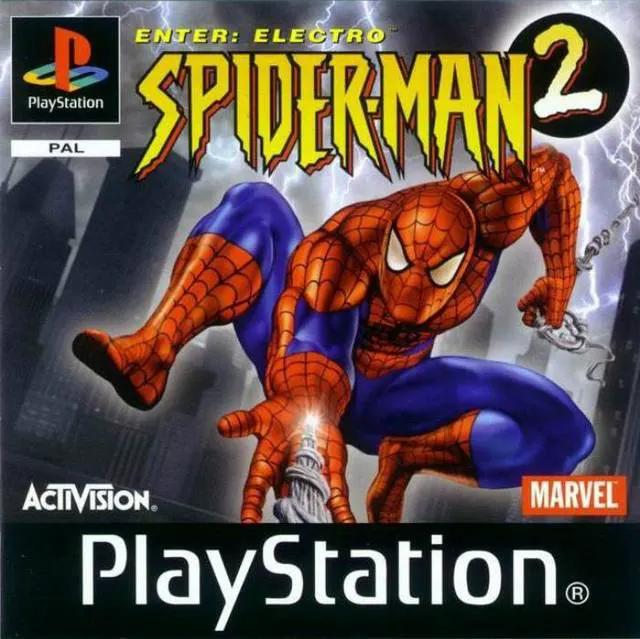 Game | Sony PlayStation PS1 | Spiderman 2 Enter Electro Physical Video Games Game Sony