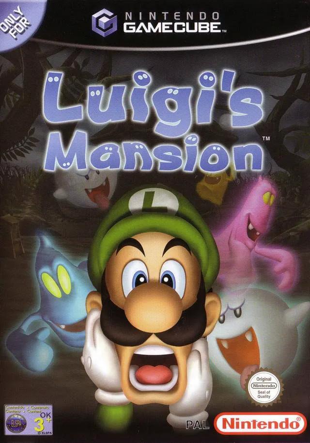 Game | Nintendo GameCube | Luigi's Mansion Physical Video Games Game Nintendo