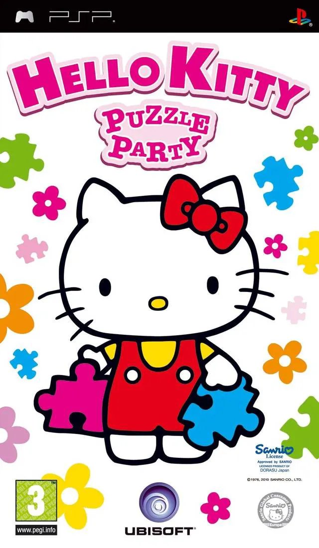 Game | Sony PSP | Hello Kitty Puzzle Party Physical Video Games Game Sony