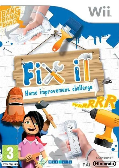 Game | Nintendo Wii | Fix It: Home Improvement Challenge Physical Video Games Game Nintendo