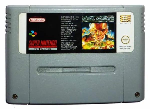 Game | Super Nintendo SNES | Metal Marines Physical Video Games Game Nintendo
