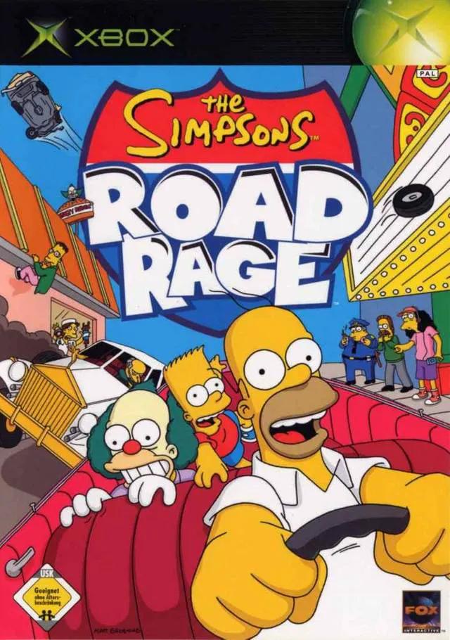 Game | Xbox | The Simpsons: Road Rage Physical Video Games Game Microsoft