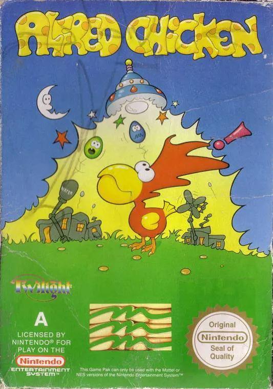 Game | Nintendo NES | Alfred Chicken Physical Video Games Game Nintendo