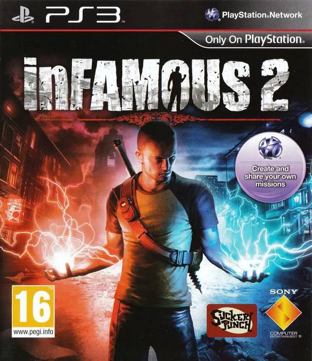 Game | Sony PlayStation PS3 | Infamous 2 Physical Video Games Game Sony