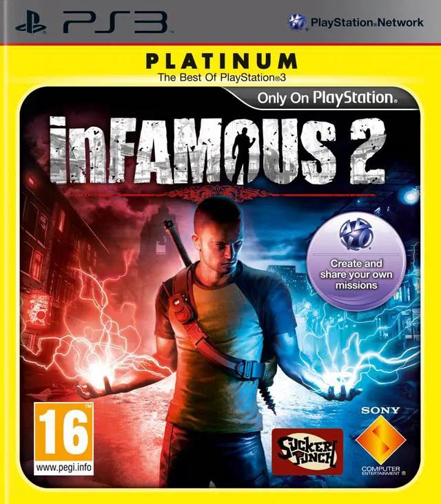 Game | Sony PlayStation PS3 | Infamous 2 (Platinum) Physical Video Games Game Sony