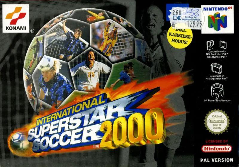 Game | Nintendo N64 | International Superstar Soccer 2000 Physical Video Games Game Nintendo