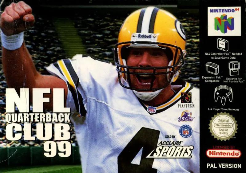 Game | Nintendo N64 | NFL Quarterback Club 99 Physical Video Games Game Nintendo