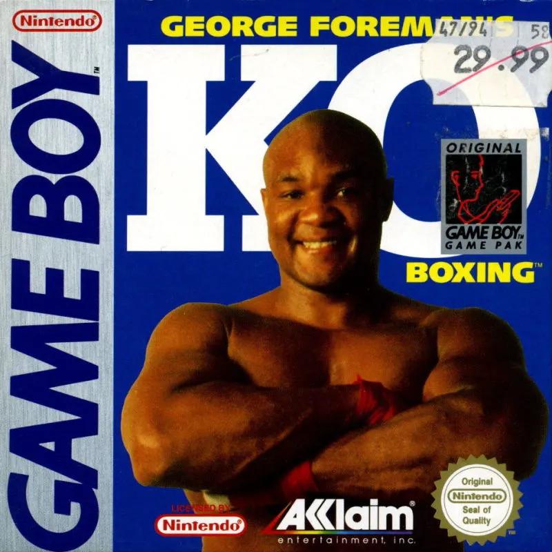 Game | Nintendo Game Boy GB | George Foreman's KO Boxing Physical Video Games Game Nintendo