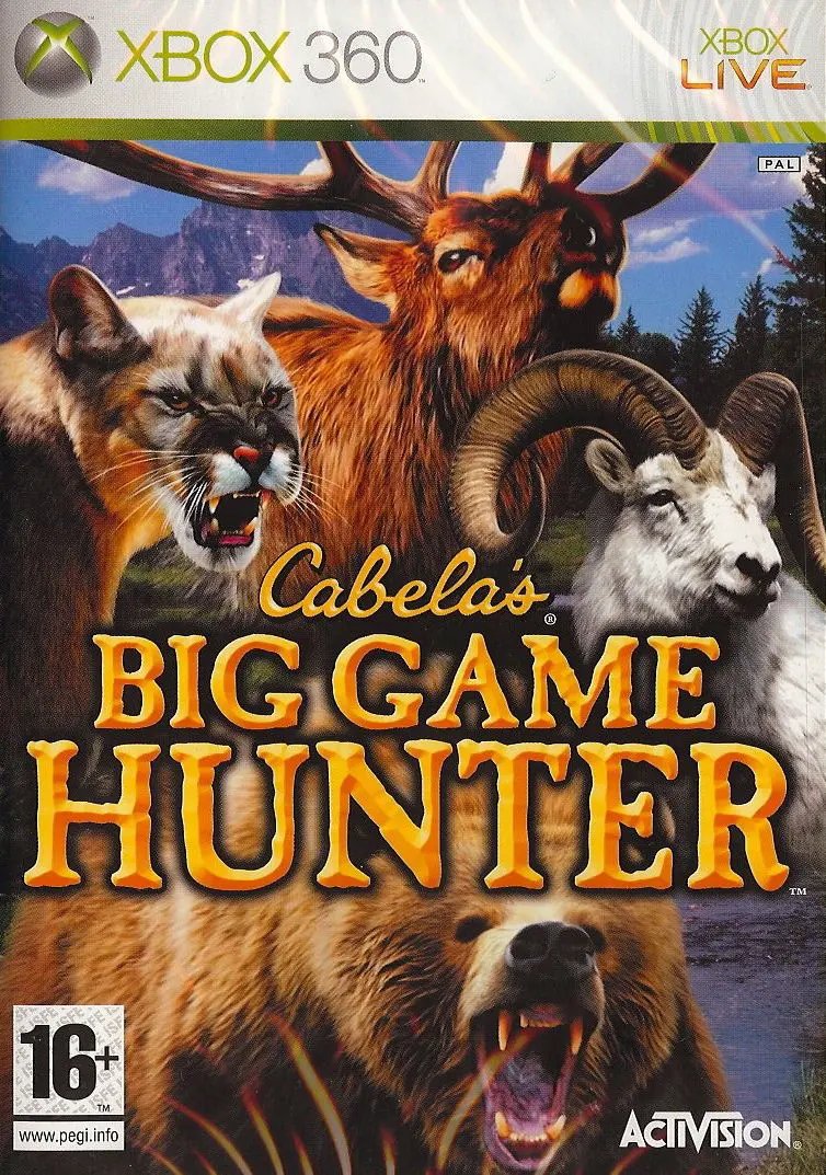 Game | Xbox 360 | Cabela's Big Game Hunter Physical Video Games Game Microsoft