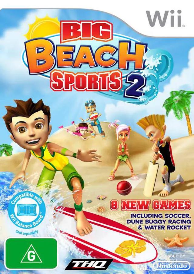 Game | Nintendo Wii | Big Beach Sports 2 Physical Video Games Game Nintendo