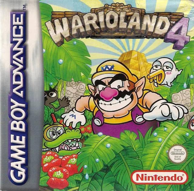 Game | Nintendo Game Boy Advance GBA | Wario Land 4 Physical Video Games Game Nintendo
