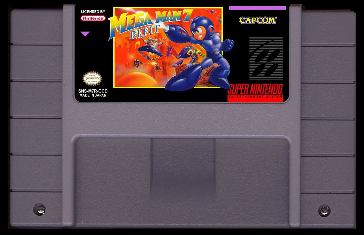 Game | Super Nintendo SNES | Mega Man 7 Physical Video Games Game Nintendo