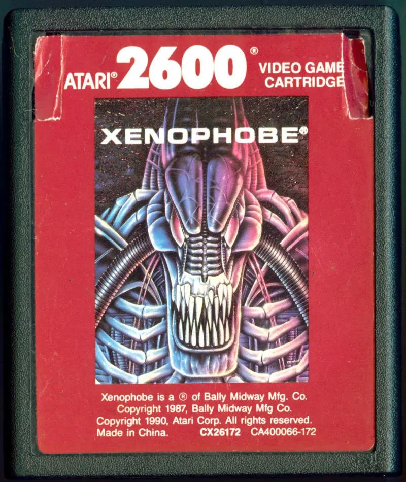 Game | Atari 2600 | Xenophobe Physical Video Games Game Atari