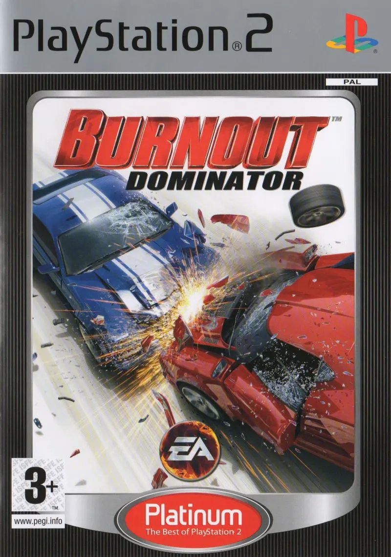 Game | Sony PlayStation PS2 | Burnout Dominator (Platinum) Physical Video Games Game Sony