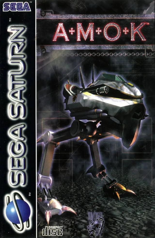 Game | Sega Saturn | Amok Physical Video Games Game Sega